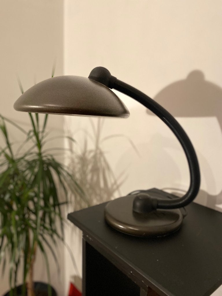 Vintage bureaulamp Hustadt Leuchten, Ophalen, Bureaulamp, Gebruikt, Overige merken