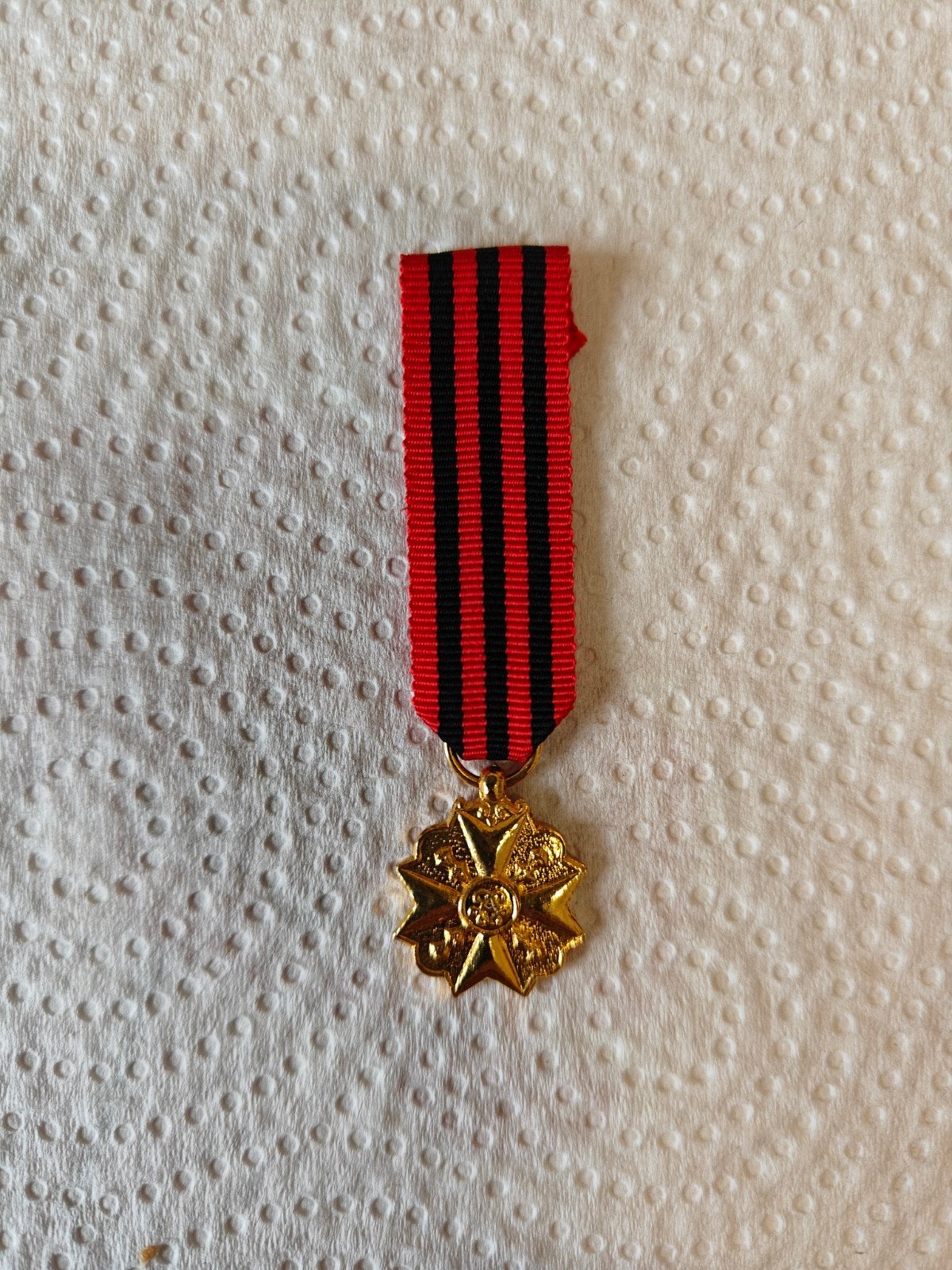 Belgische mini medaille, Enlèvement ou Envoi, Or
