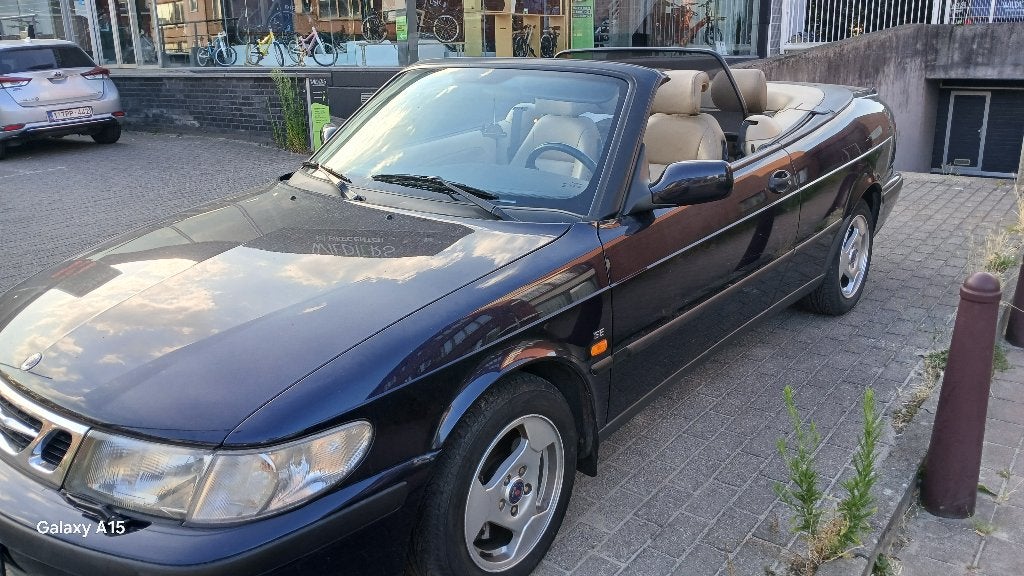 Saab 9-3 se  Cabrio  5/2000  166500km 1e eig, Auto's, Saab, 4 zetels, 113 kW, Beige, 4 cilinders