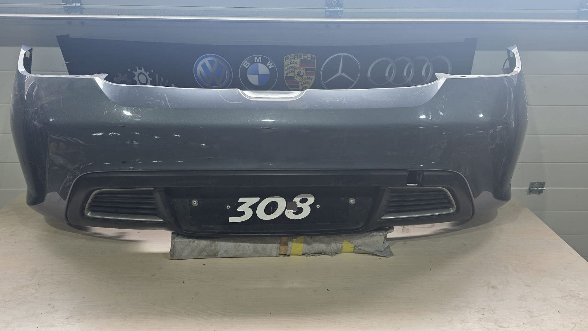 Peugeot 308 Achterbumper, Gebruikt, -, -, Ophalen of Verzenden