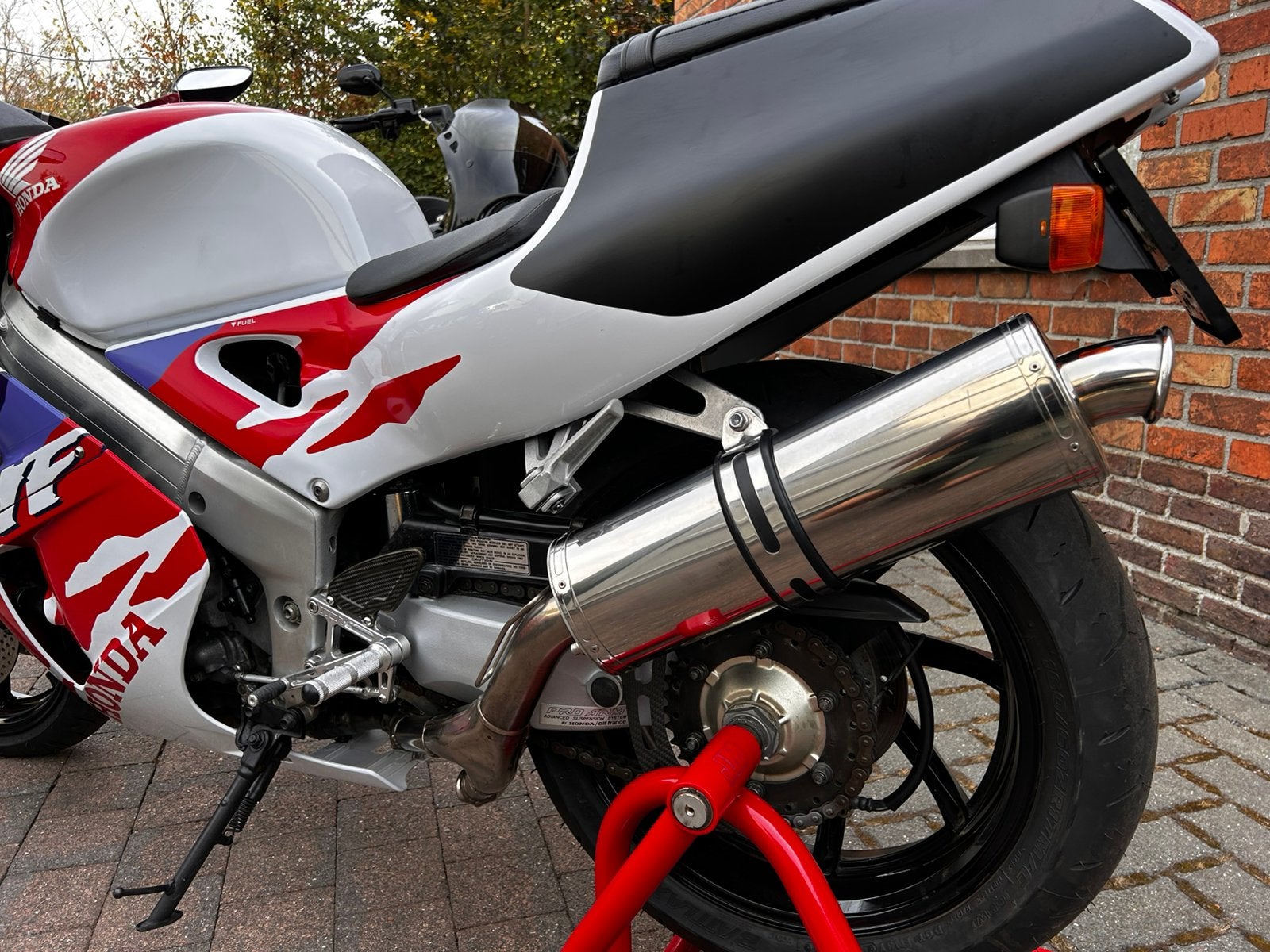 Scorpion Honda Rvf 400 uitlaatsysteem, Motoren, Ophalen, Gebruikt