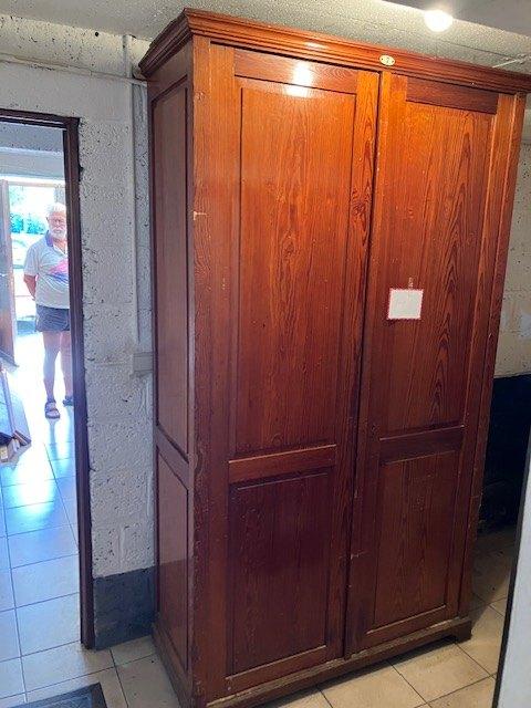 eikenhouten kledingkast, Ophalen, Gebruikt, 100 tot 150 cm, 200 cm of meer