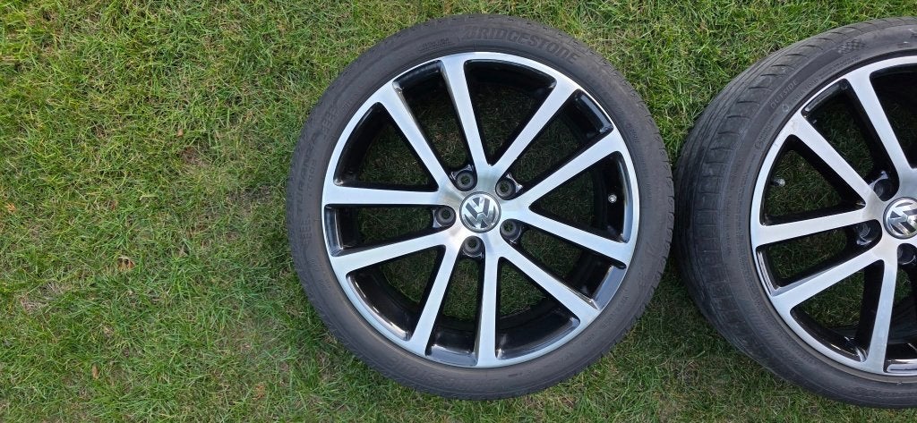 4 jantes VW Golf VII 1K0601025AG 7.5Jx18H2ET51 à 550 €, Véhicule de tourisme, Pneus été, 18 pouces, Enlèvement