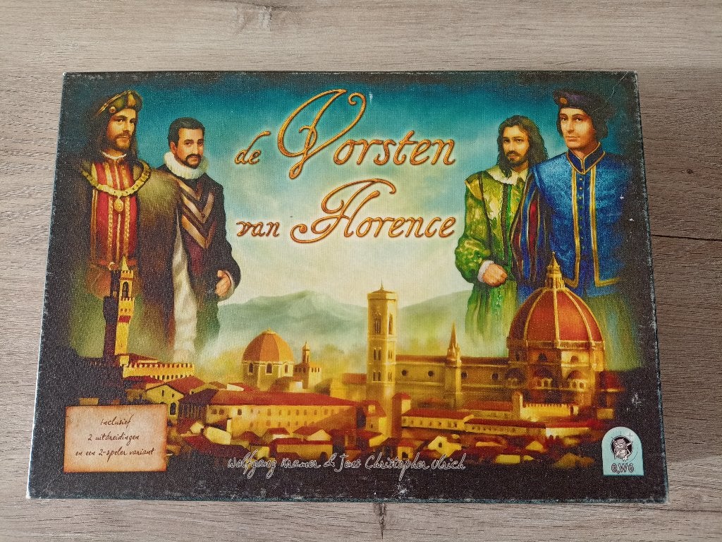 De vorsten van Florence, Trois ou quatre joueurs, Enlèvement, Utilisé