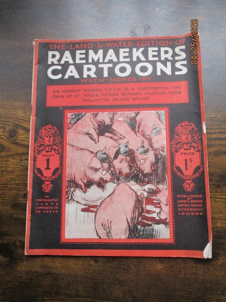 Tijdschrift 1916. Raemaekers Cartoons, Verzamelen, Verzenden