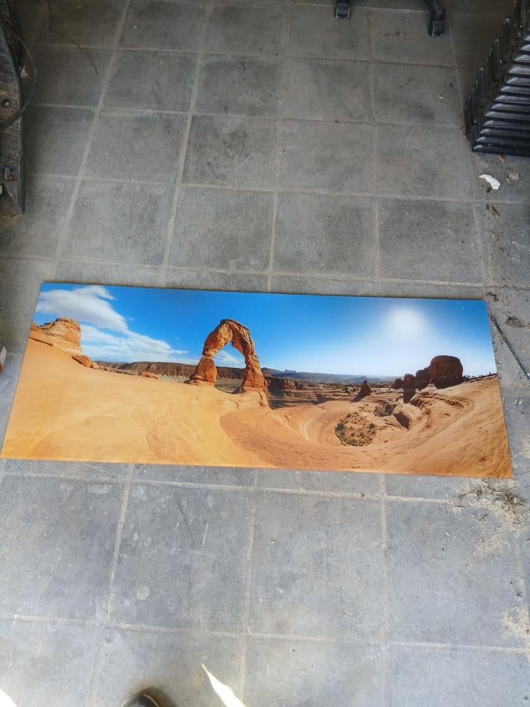 Tableau en verre 30€