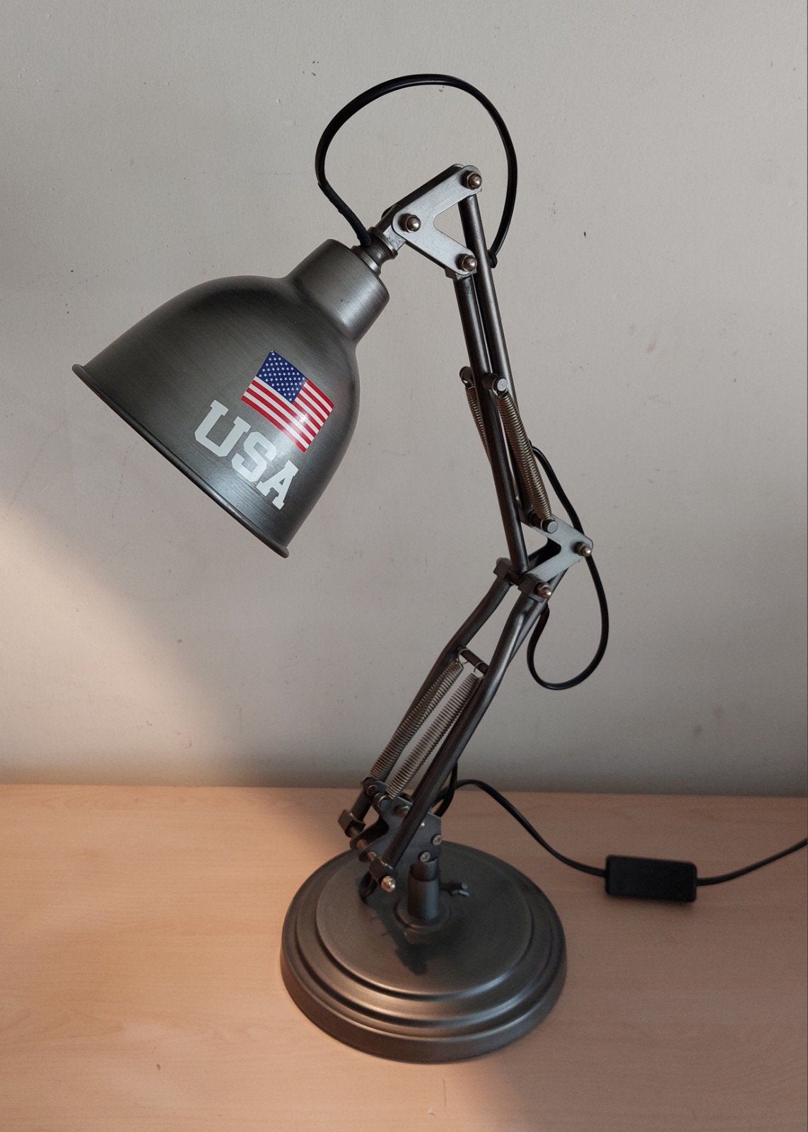 Bureaulamp Maison du Monde, 50 cm, Bureaulamp, Ophalen of Verzenden, Zo goed als nieuw
