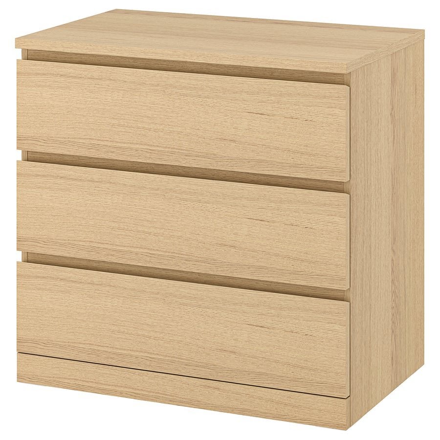 Malm, Maison & Meubles, Armoires | Commodes, Enlèvement, Comme neuf, Chêne