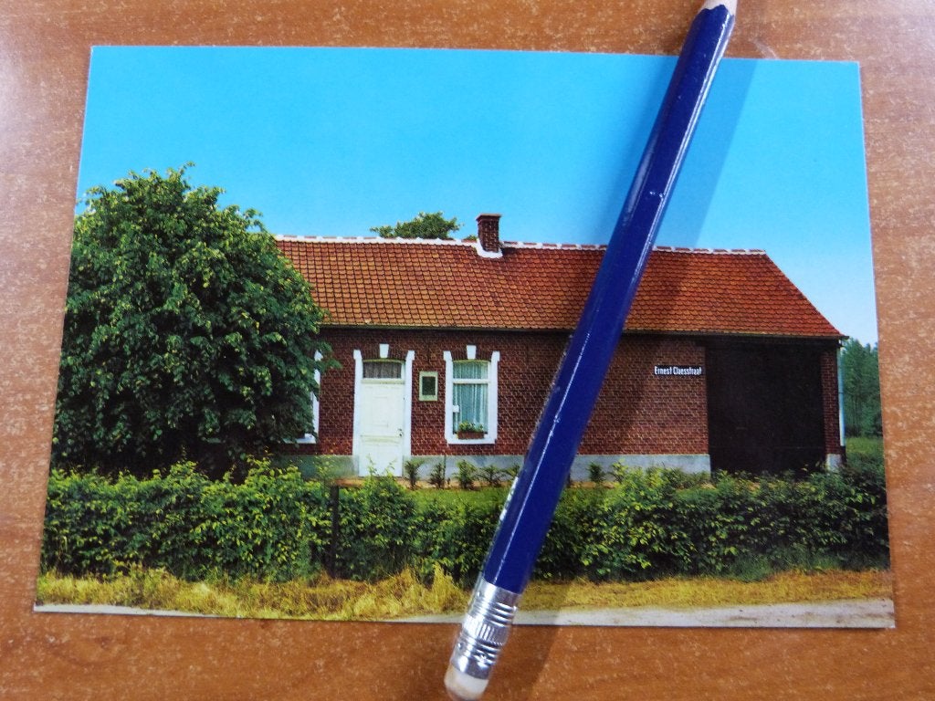 Postkaart Zichem  Huis Ernest Claes. 1885-1968, Verzamelen, Verzenden, 1960 tot 1980, Ongelopen, Vlaams-Brabant