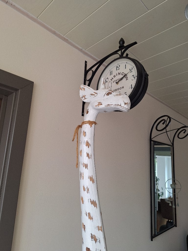 Girafe blanche, hauteur:2m, Enlèvement, Comme neuf