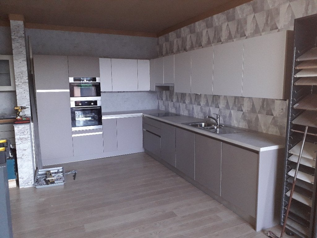cuisine équipée, Ophalen, Hoekkeuken, Nieuw, Hout