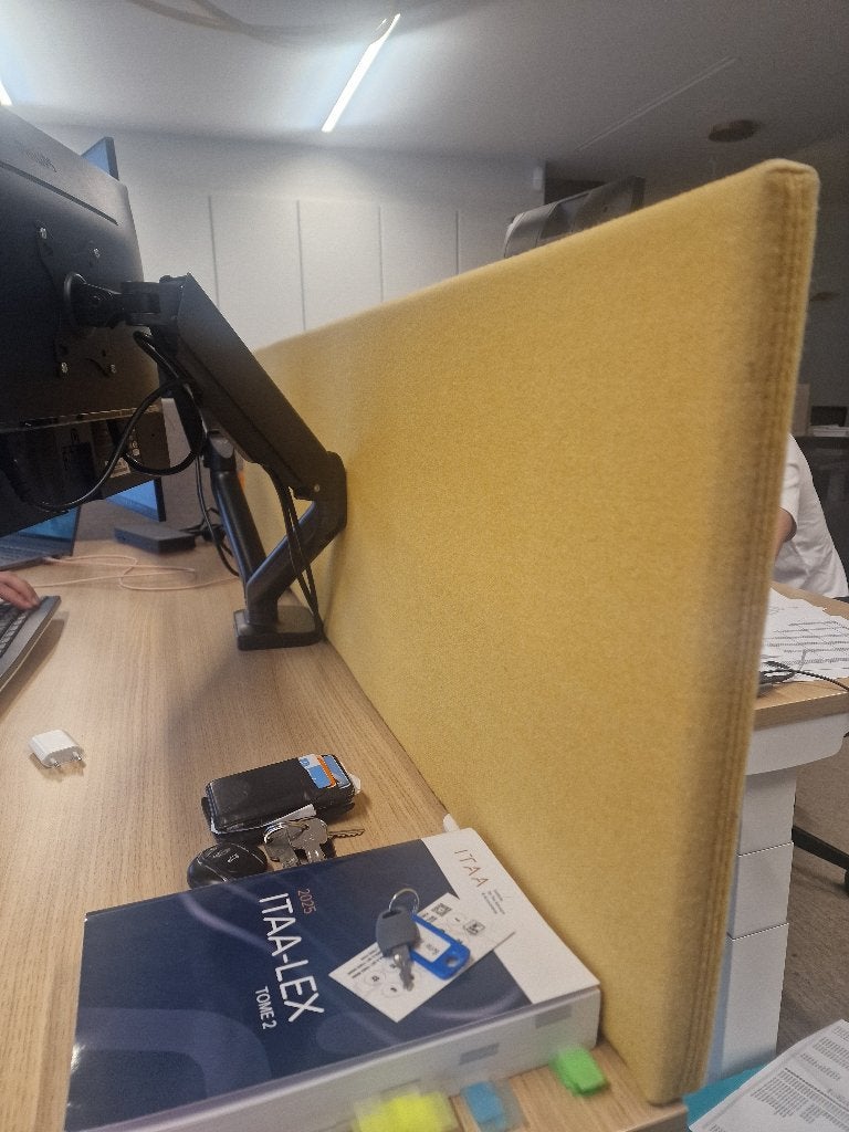 Panneau écran bureau, Maison & Meubles, Autres marques, Comme neuf, Démontable, Enlèvement