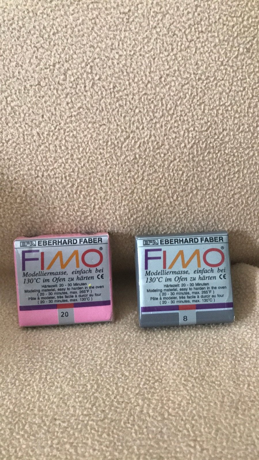 Pâte à modeler FIMO 2 pièces, Neuf