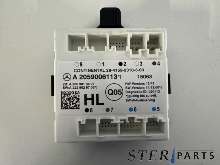 Centrale Deurvergrendelings Module van een Mercedes C-Klasse, Gebruikt, -, Ophalen of Verzenden, -