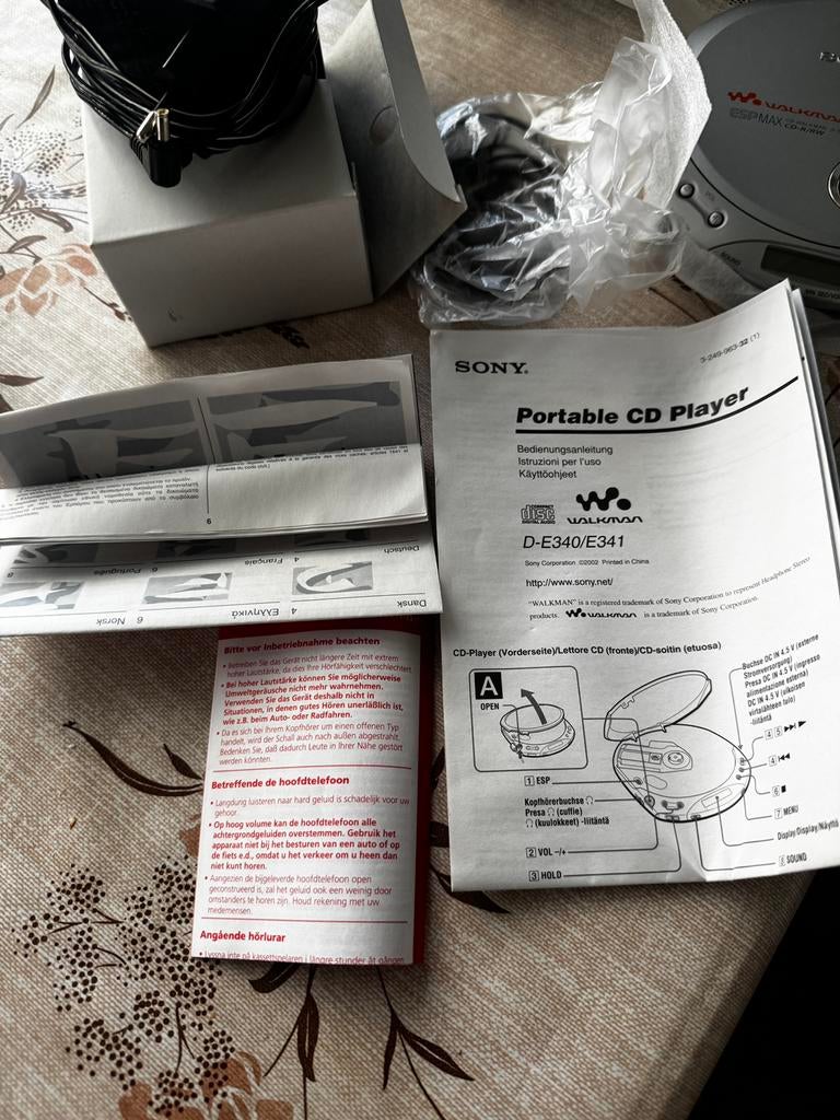 Discman sony, Ophalen, Zo goed als nieuw, Sony