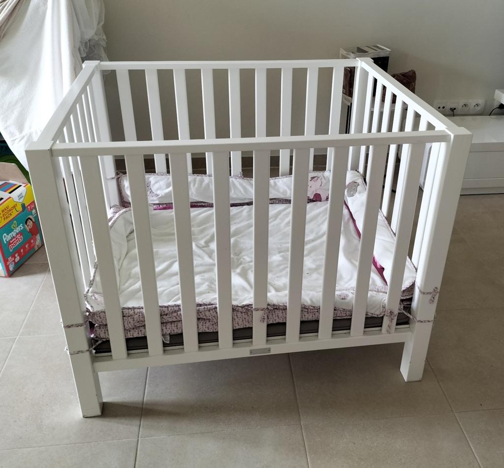 baby box met matras van Bopita, Kinderen en Baby's, Babyparken, Ophalen, Zo goed als nieuw, Vierkant, Boxkleed