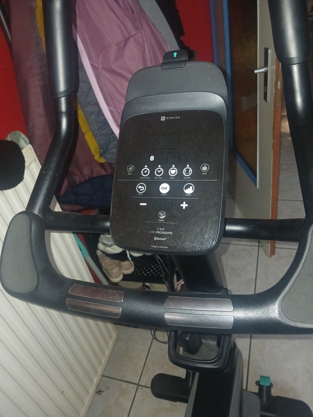 Vélo appartement, Enlèvement