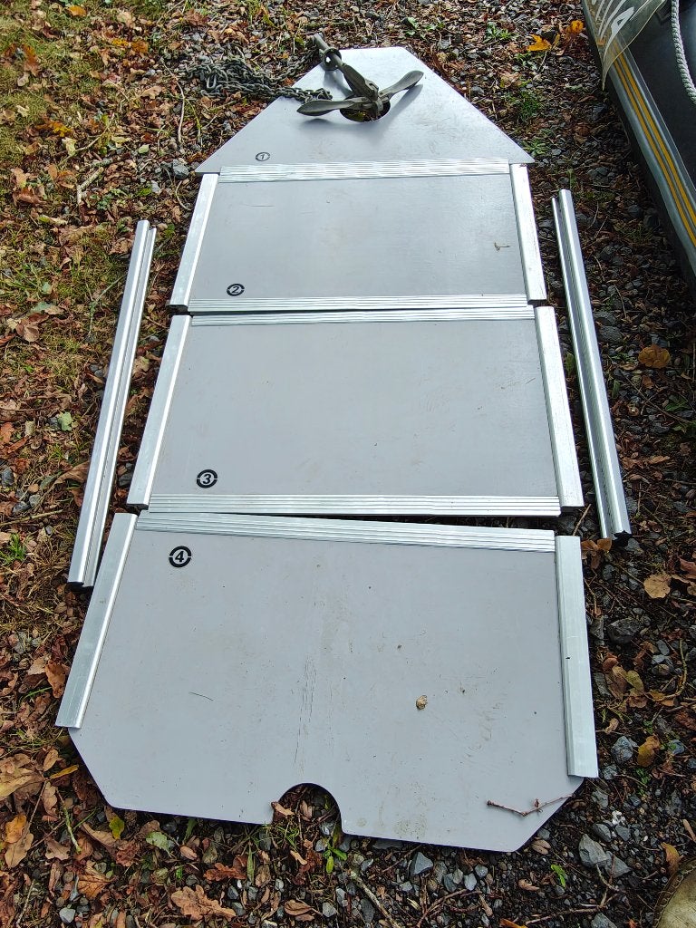 Zodiac Pluton bateau, Overige merken, Gebruikt, Buitenboordmotor, Overige materialen