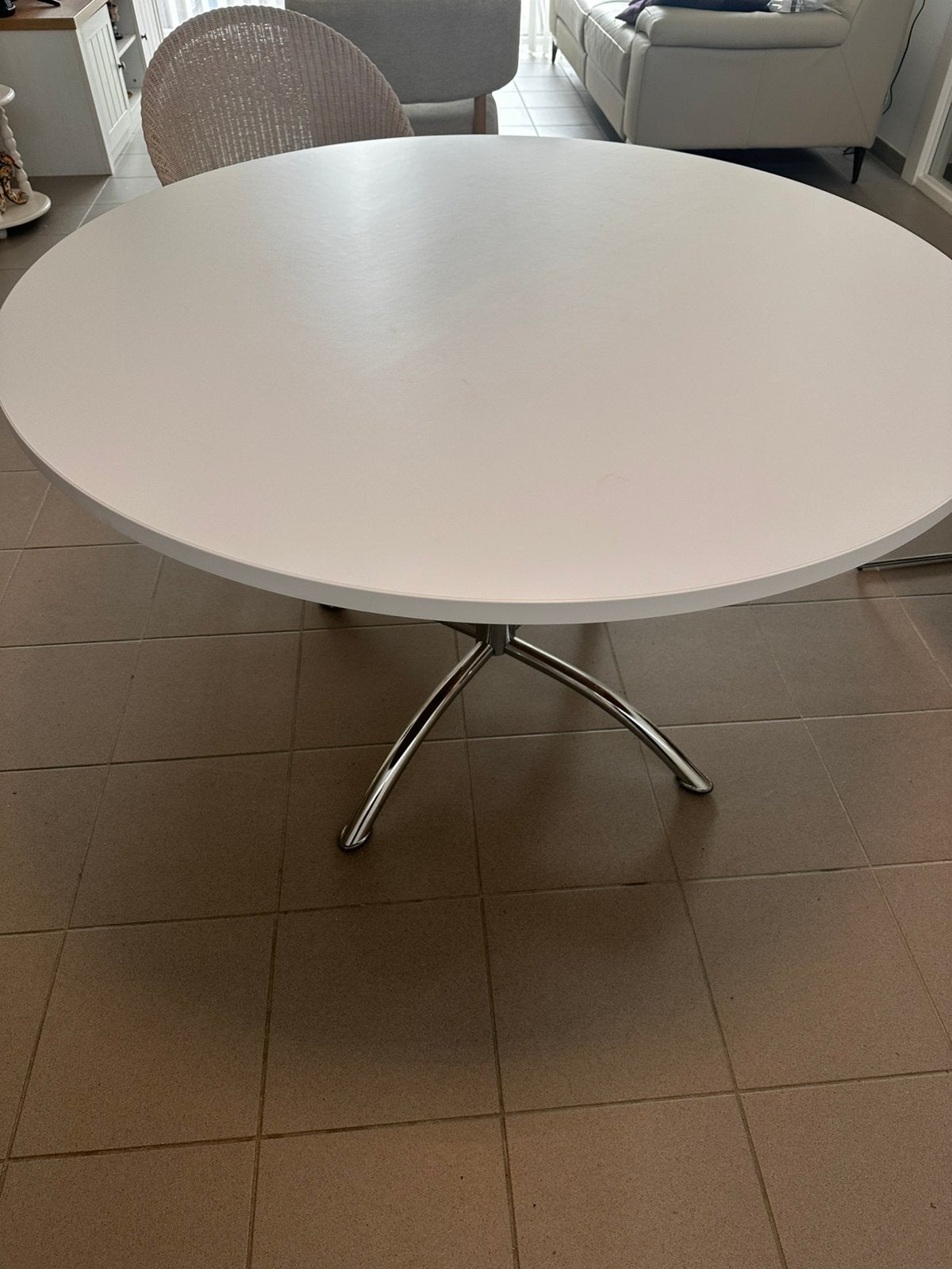 Eettafel rond, Enlèvement, Comme neuf, Rond