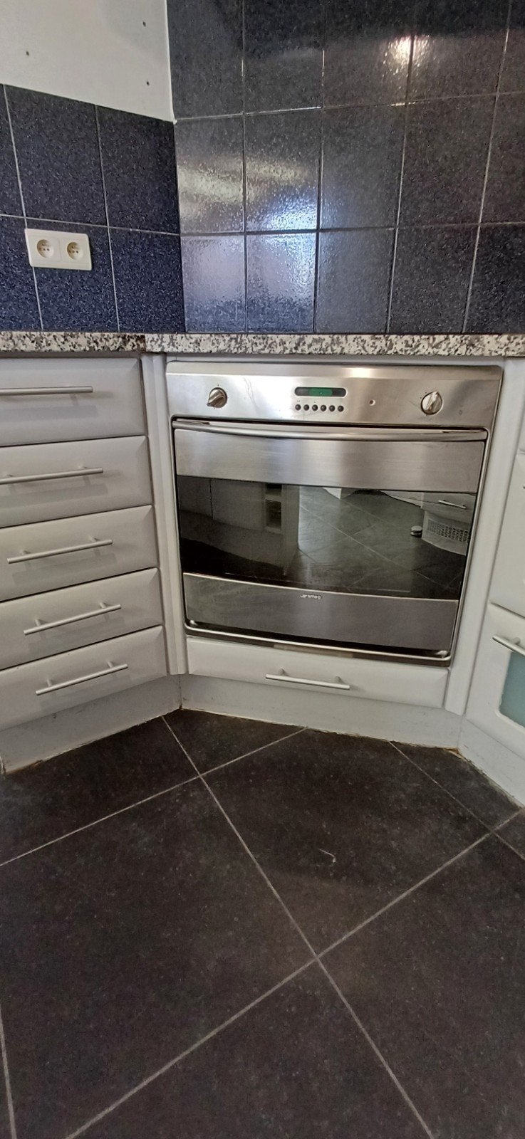Inbouwoven + kookplaat + dampkap te koop, Ophalen, Gebruikt, Smeg, Hete lucht
