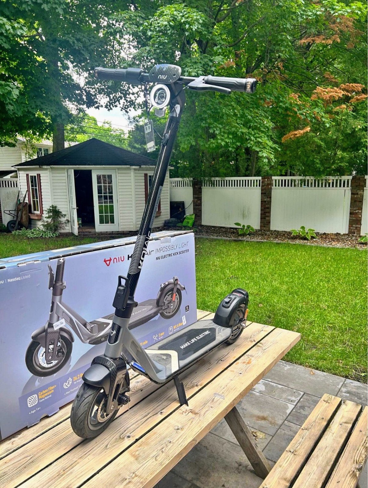 NIU KQi Air  trottinette électrique le plus léger -, Vélos & Vélomoteurs, Trottinettes, Enlèvement ou Envoi