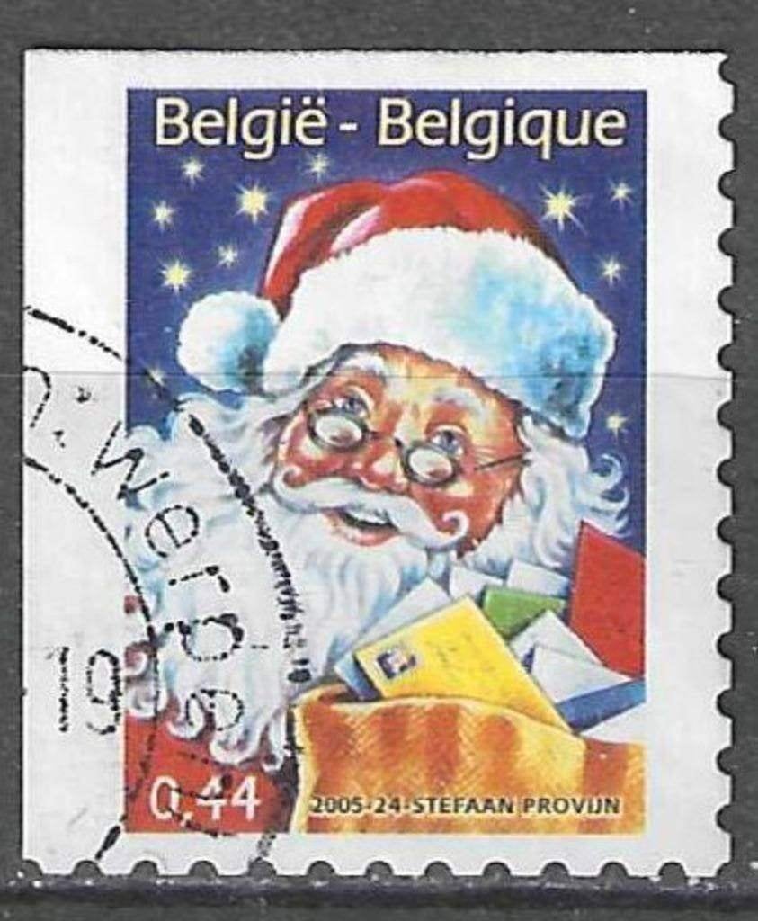 Belgique 2005 - Yvert 3452 /OBP 3467b - Timbre de Noël (ST), Envoi, Affranchi, Oblitéré, Noël