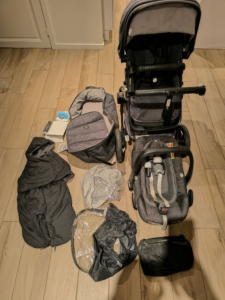 Bugaboo Fox2 complete set + Maxi-Cosi + Isofix + accessoires, Gebruikt, Bugaboo, Met autostoeltje, Ophalen