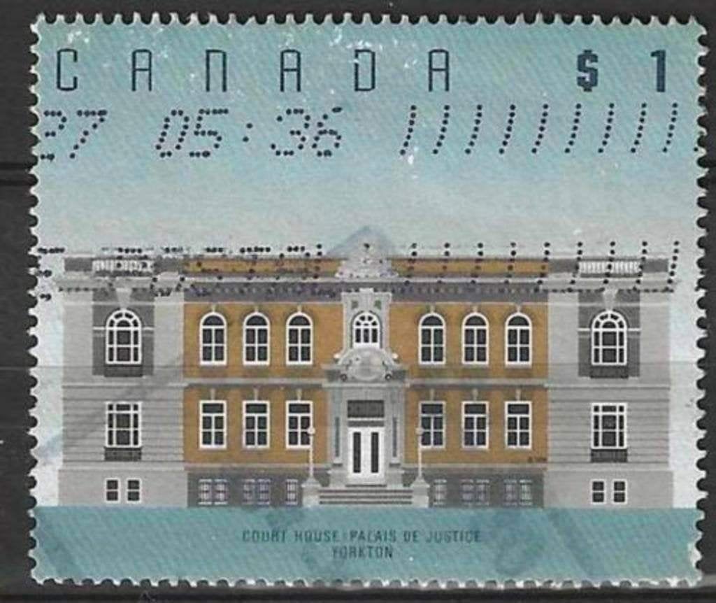 Canada 1994 - Yvert 1354 - Canadese Architectuur (ST), Postzegels en Munten, Verzenden, Gestempeld