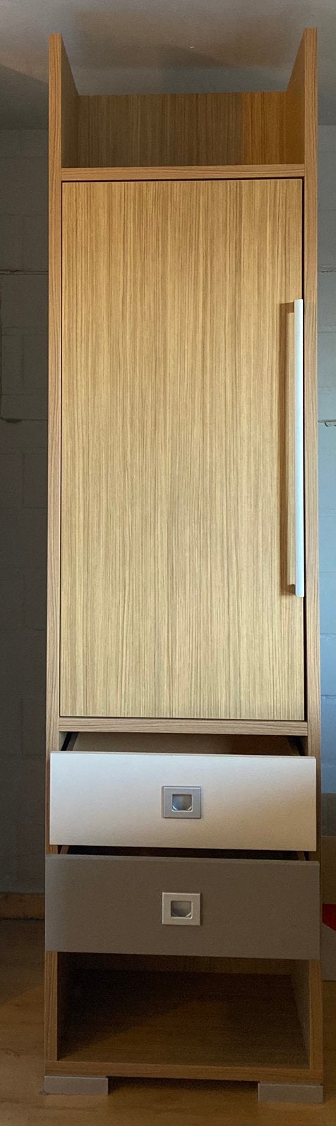 Bed met bedlade boekenkast en bureau., Ophalen, 100 cm, Jong, Eenpersoons