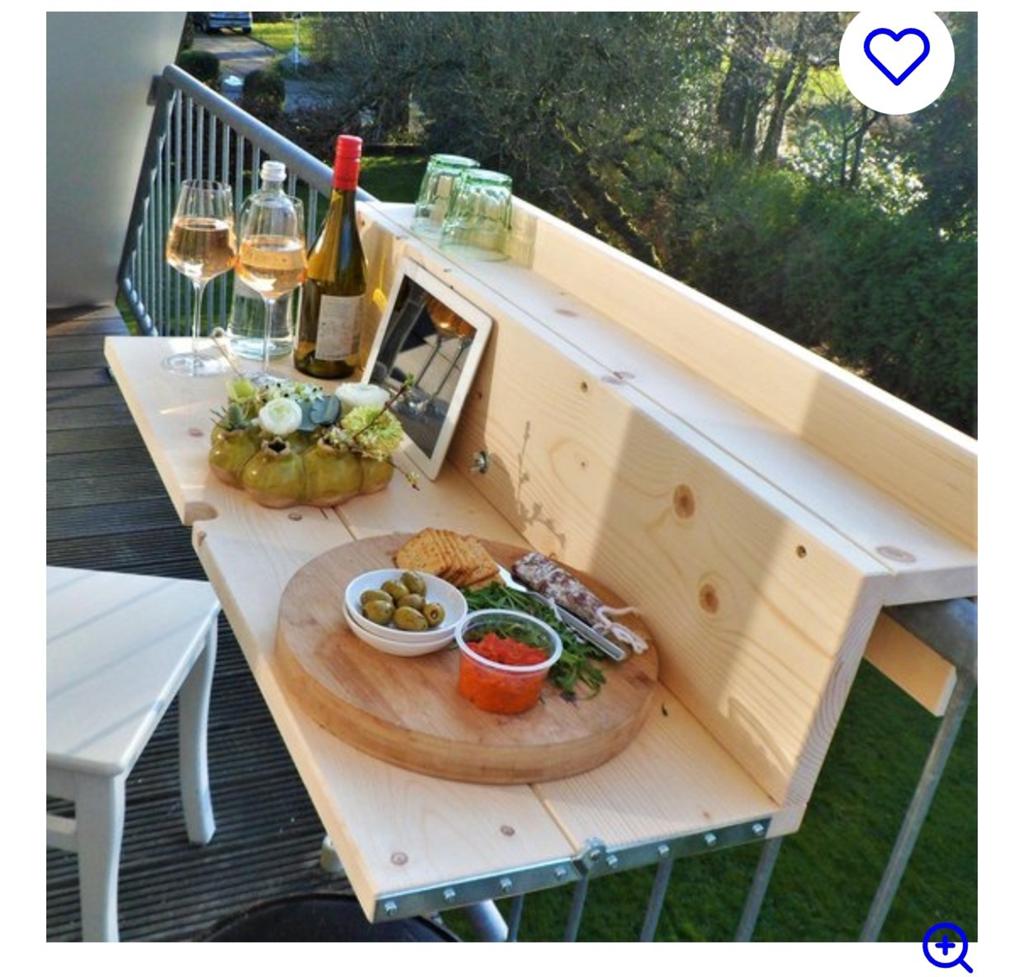 Balkontafel, Ophalen