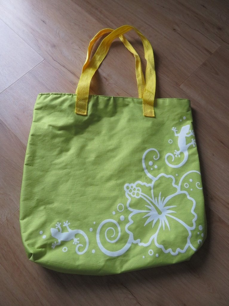 SAc de plage-fourre tout, Enlèvement, Utilisé, Vert, Shopper