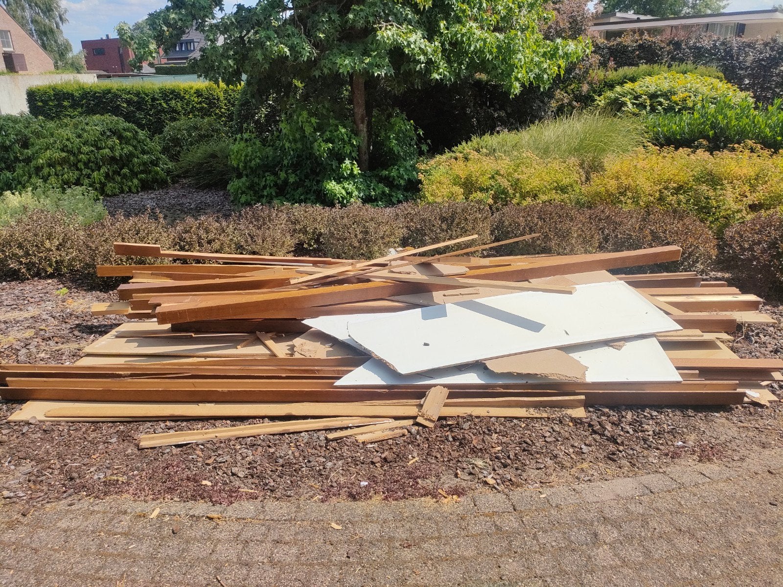 gratis brandhout, Tuin en Terras, Ophalen