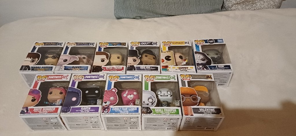 11 Funko Pop in een doos voor filmvideogame voor verzamelaar, Verzamelen, Ophalen of Verzenden, Zo goed als nieuw, Film, Actiefiguur of Pop
