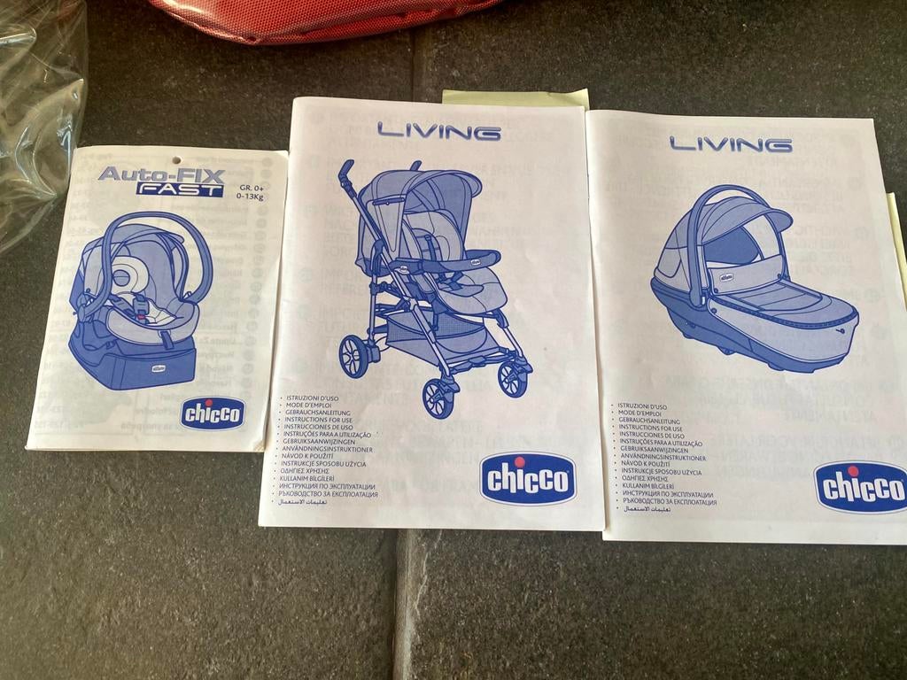 Poussette de Chicco Trio living, Enlèvement, Comme neuf, Poussette