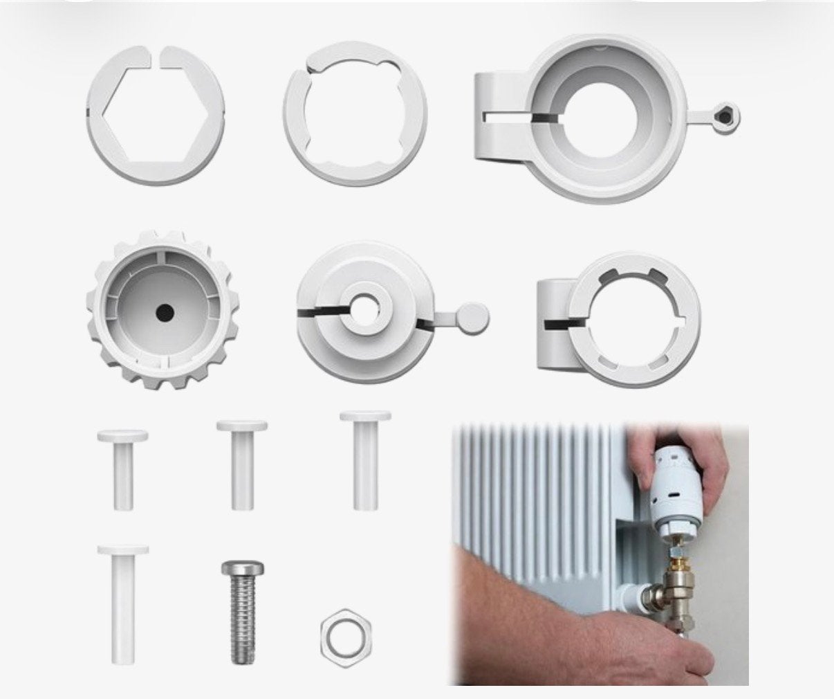 Tado x adaptors radiatorknop, Enlèvement, Neuf
