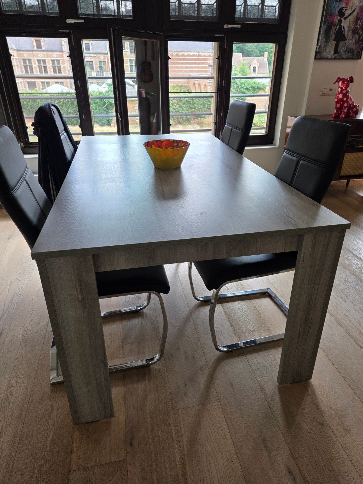 tafel met stoelen, Ophalen, Zo goed als nieuw