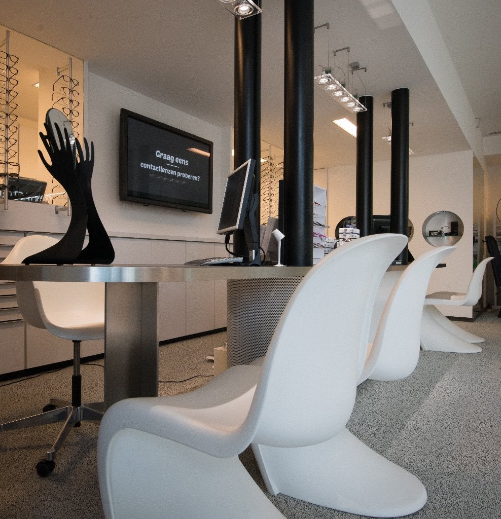 Panton chair original Vitra, Huis en Inrichting, Stoelen, Ophalen, Kunststof, Wit, Zo goed als nieuw
