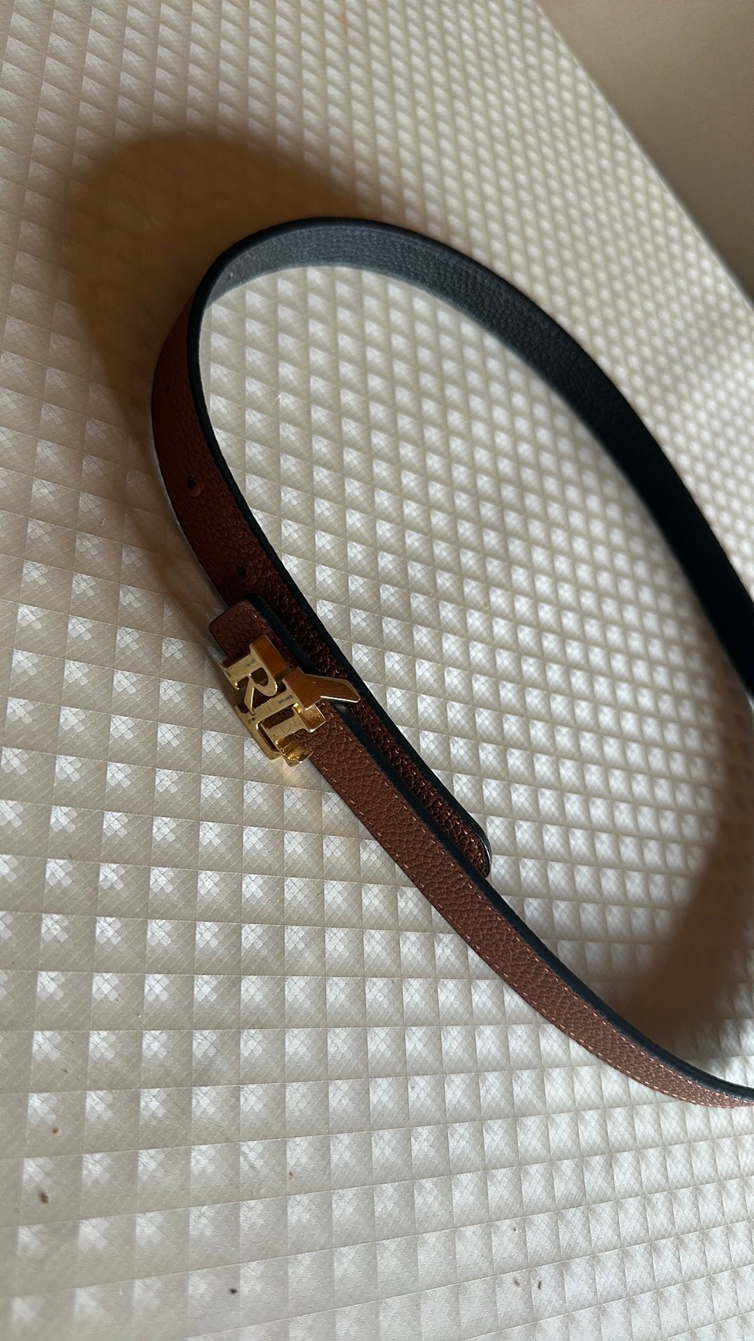 Ralph lauren riem, Ophalen, 80 tot 90 cm, Echt leder, Heupriem