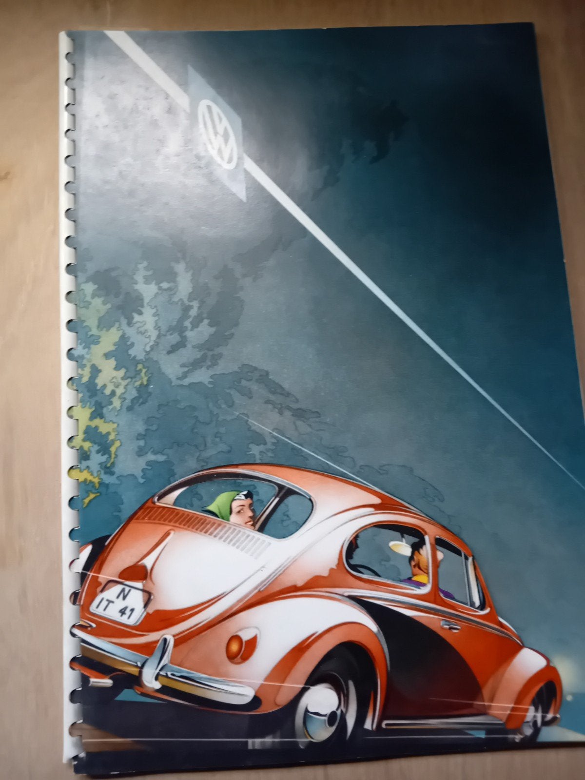 Brochure originale VW Beetle 1958, Enlèvement ou Envoi