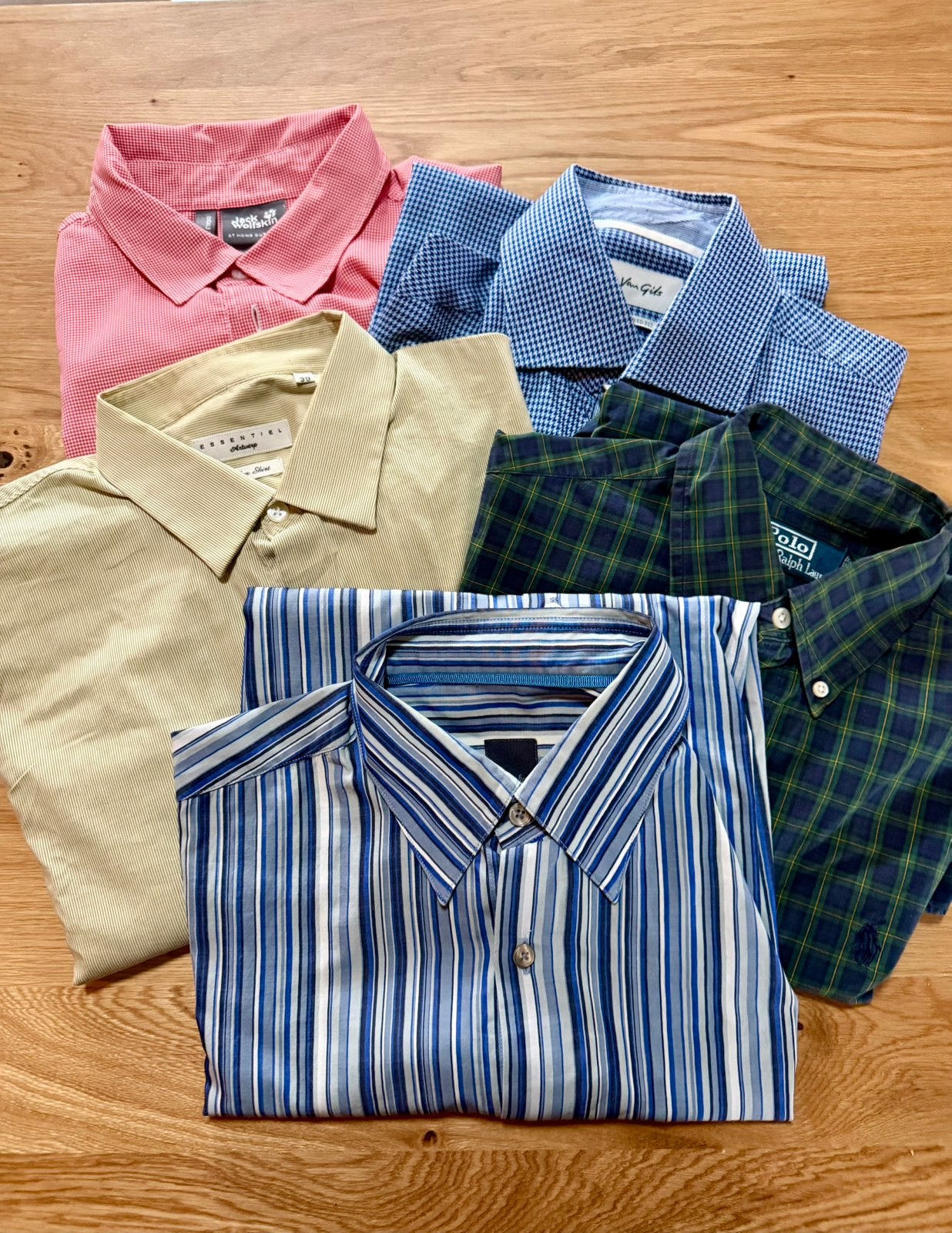 5 chemises pour hommes de grandes marques, Vêtements | Hommes, Enlèvement ou Envoi, Porté, Taille 48/50 (M)