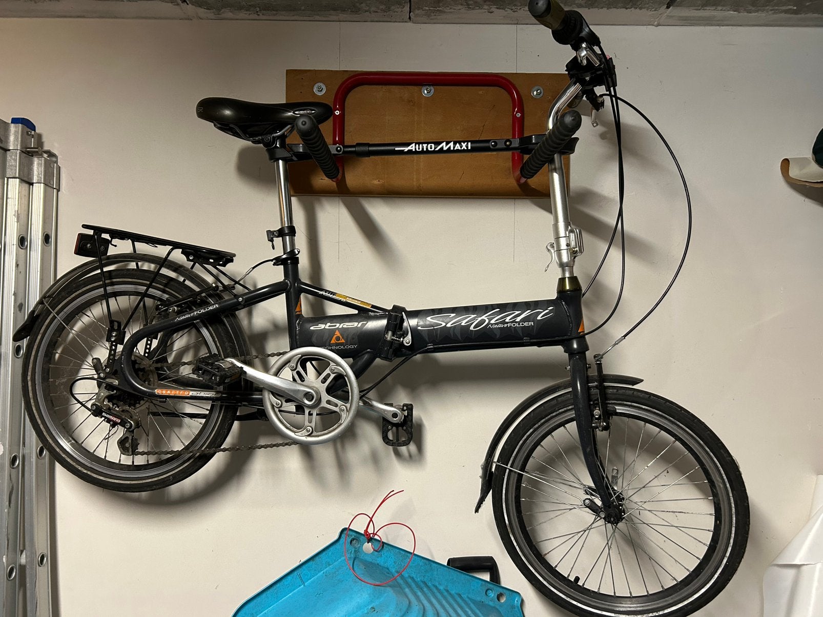 Plooifiets, Fietsen en Brommers, 20 inch of meer, Gebruikt, Velgrem, Versnellingen