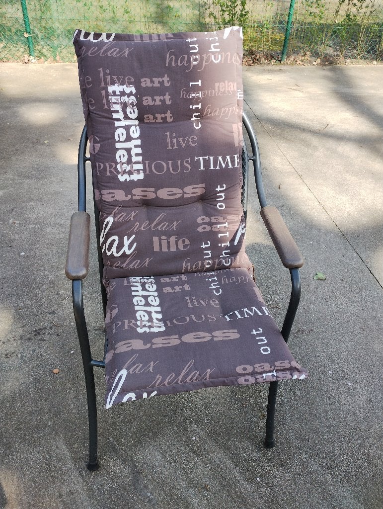 kussens voor tuinstoelen, Ophalen