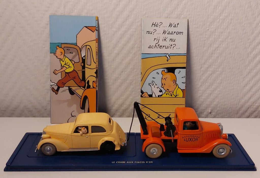 Voiture Tintin Atlas « La dépanneuse Louxor 1953 », Enlèvement ou Envoi, Tintin, Comme neuf, Statue ou Figurine
