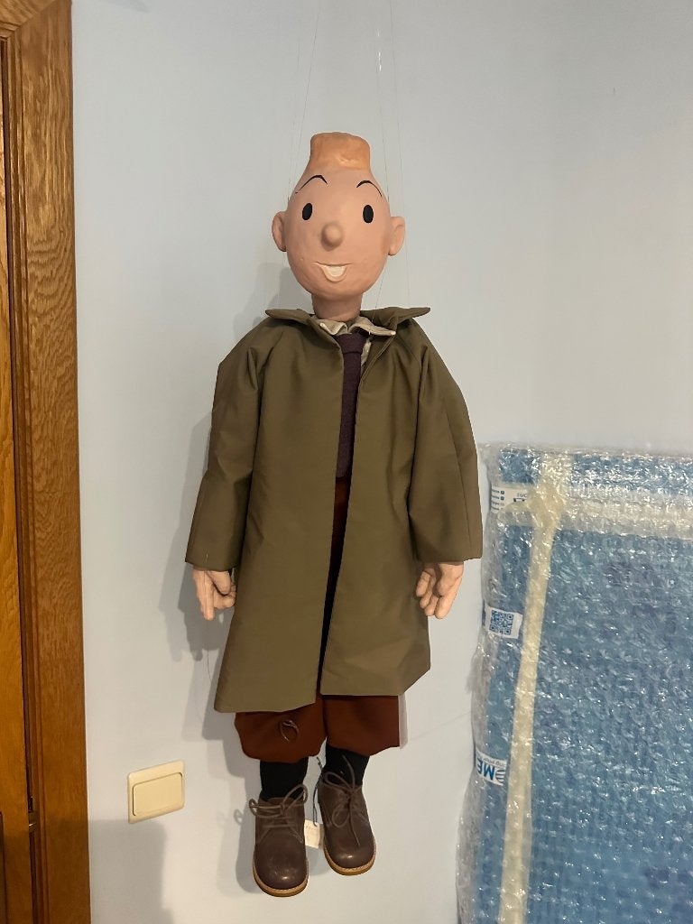 Tintin marionet imperméable, Enlèvement, Tintin, Utilisé, Statue ou Figurine