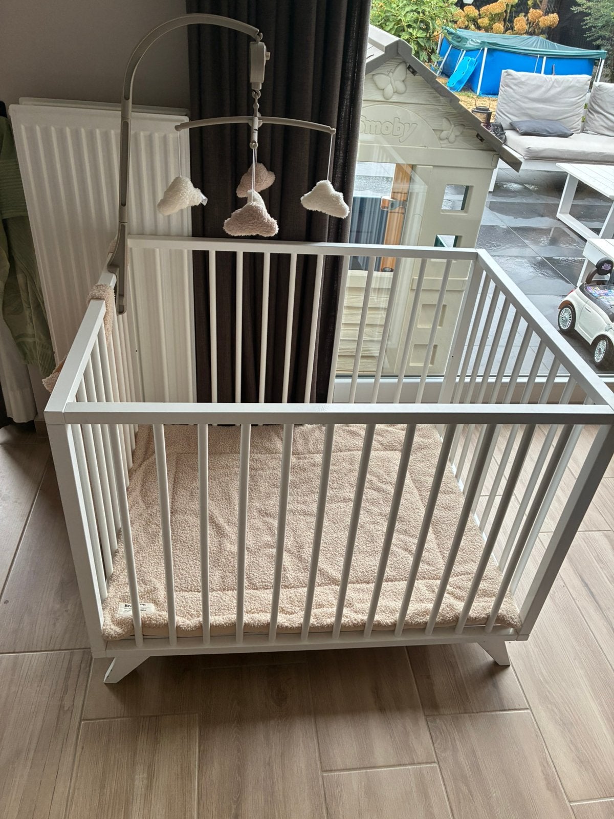 Bopita babybox/park, Ophalen, Zo goed als nieuw, Rechthoekig, In hoogte verstelbaar