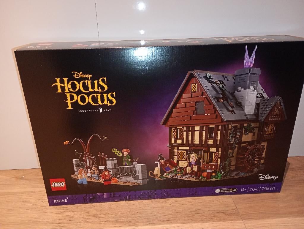 LEGO - 21341 - Hocus Pocus: huisje van de Sanderson-zussen, Ophalen of Verzenden, Nieuw, Complete set, Lego