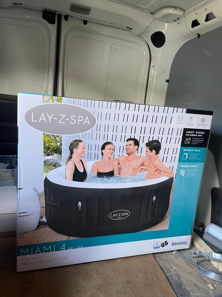Lay-z spa miami jacuzzi neuf, Tuin en Terras, Ophalen, Zo goed als nieuw