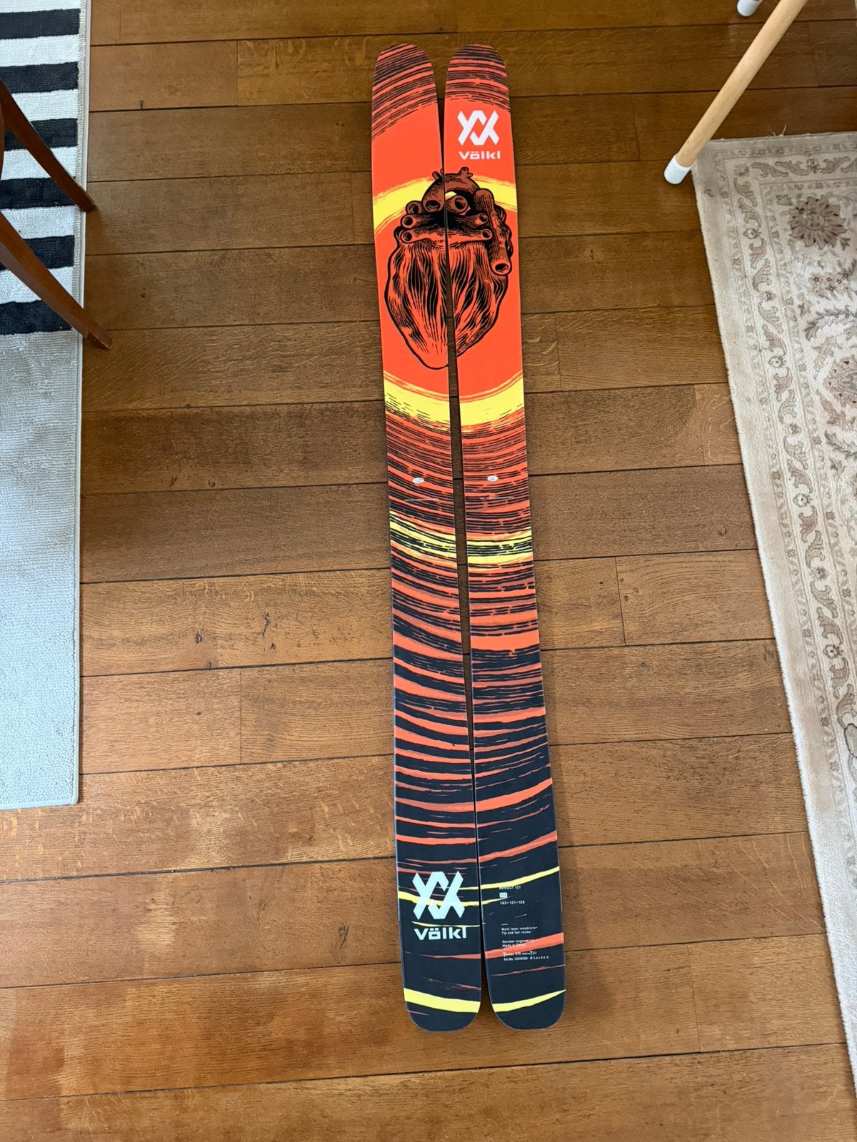 Skis pour neige profonde Volkl Revolt 121 177, Autres marques, Enlèvement ou Envoi, Skis, Ski