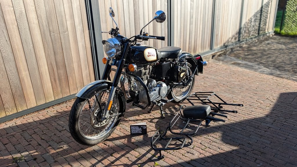 Royal Enfield Classic 500 EFI (2017) – 9.388 km – Accesoires, 499 cc, Gebruikt, Particulier, Overig