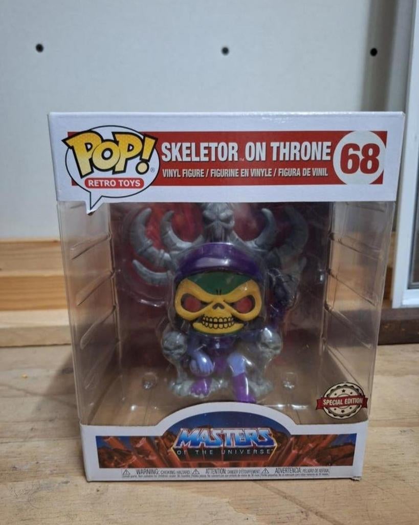 Funko Pop Skeletor on throne 68 masters of the universe, Verzamelen, Ophalen of Verzenden, Nieuw
